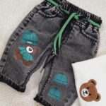 شلوار لی بچه گانه خرس سبز ۱۲۵۷ - Image 2