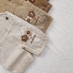 بیلر دخترانه کوتاه مدل بابونه کتان ۱۳۰۹ - Image 3