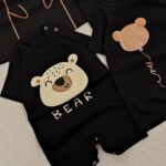 رامپر مشکی نوزادی پنبه اعلا ۱۲۳۶ - Image 2