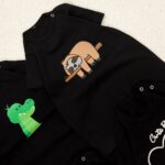 رامپر مشکی نوزادی پنبه اعلا ۱۲۳۶ - Image 3