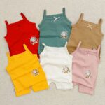 تاپ شلوارک دخترانه پنبه مدل بندی (۰ تا ۲۴ ماه) 1238 - Image 2