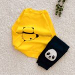 بلوز شلوار بچه گانه پاییزه پنبه دورو مدل پانیذ (۰تا ۱۸ ماه) ۱۵۲۹ - Image 3