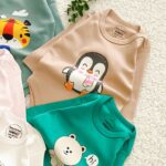 بادی زیردکمه بچه گانه پنبه دورو اعلا مدل بادیز (۰ تا ۳۰ ماه) ۱۵۳۱ - Image 5