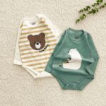 بادی زیردکمه نوزادی آستین بلند آوان جنس پنبه (۰ تا ۳۰ ماه)۱۵۴۸ - Image 2