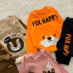 بلوز شلوار بچه گانه پنبه اعلا مدل باتیس (۰تا ۲۴ماه) ۱۵۴۹ - Image 3