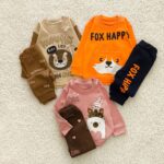 بلوز شلوار بچه گانه پنبه اعلا مدل باتیس (۰تا ۲۴ماه) ۱۵۴۹ - Image 4