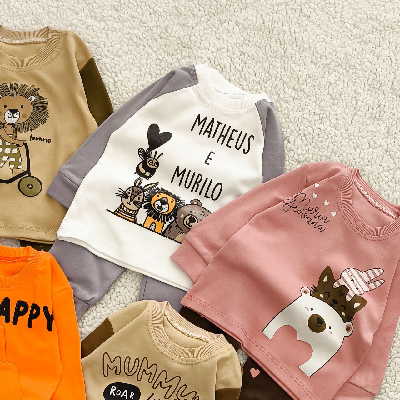 سیسمونی تربچه بلوز شلوار بچه گانه پنبه اعلا مدل باتیس (۰تا ۲۴ماه) ۱۵۴۹