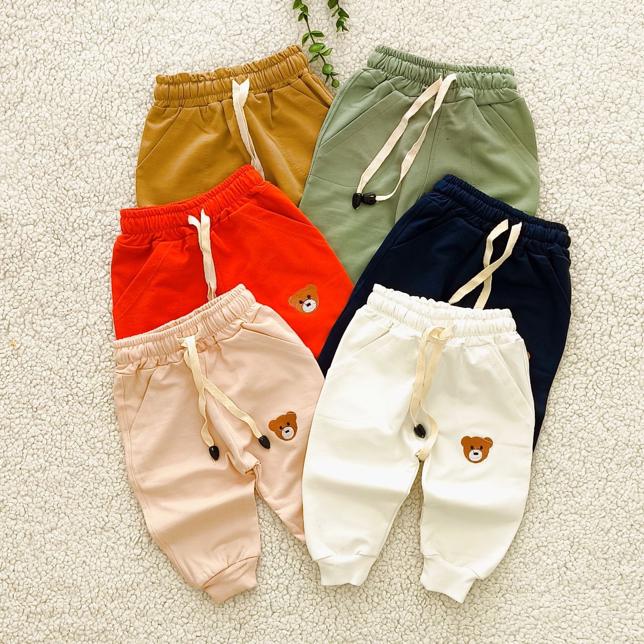 سیسمونی تربچه شلوار اسلش بچه گانه مدل تدی جنس دورس دونخ پنبه (۳ تا ۳۶ ماه) ۱۵۵۱