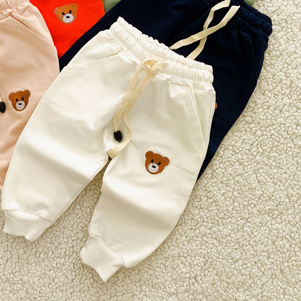 سیسمونی تربچه شلوار اسلش بچه گانه مدل تدی جنس دورس دونخ پنبه (۳ تا ۳۶ ماه) ۱۵۵۱