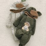 کاپشن سرهمی کتان داخل خز بسیار گرم (۰ تا ۲۴ ماه) ۱۵۵۵ - Image 2