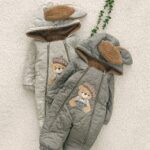 کاپشن سرهمی کتان داخل خز بسیار گرم (۰ تا ۲۴ ماه) ۱۵۵۵ - Image 3