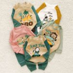 بلوز شلوار نوزادی پنبه دورو مدل هلن (۰ تا ۲۴ ماه) ۱۵۵۹