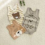 بادی زیردکمه رکابی نوزادی پنبه دورو مدل مانی (۰ تا ۳۰ ماه) ۱۵۶۸ - Image 2