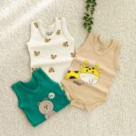 بادی زیردکمه رکابی نوزادی پنبه دورو مدل مانی (۰ تا ۳۰ ماه) ۱۵۶۸ - Image 5