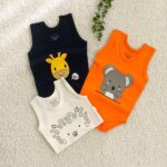 بادی زیردکمه رکابی نوزادی پنبه دورو مدل مانی (۰ تا ۳۰ ماه) ۱۵۶۸ - Image 6