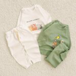 بلوز شلوار پنبه اعلا مدل رنگارنگ  (۱ تا ۲۴ ماه) ۱۵۸۴ - Image 4