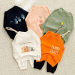 بلوز شلوار پنبه اعلا مدل رنگارنگ  (۱ تا ۲۴ ماه) ۱۵۸۴