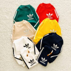 بلوز شلوار نوزادی مدل آدیداس پنبه اعلا (۰ تا ۲۴ ماه) ۱۵۹۰