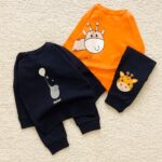 بلوز شلوار پنبه اعلا مدل ترنج  (۱ تا ۲۴ ماه) ۱۵۹۷ - Image 4