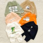 بلوز شلوار پنبه اعلا مدل ترنج  (۱ تا ۲۴ ماه) ۱۵۹۷