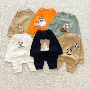 بلوز شلوار پنبه اعلا مدل نیکو  (۱ تا ۲۴ ماه) ۱۶۶۶