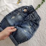 شلوار لی مام بچه گانه مدل  (۳ تا ۳۶ ماه) ۱۵۶۸ - Image 2