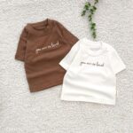 تیشرت بچه گانه پنبه مدل loved در۸ رنگ (۳ تا ۳۶ ماه) ۱۷۰۹ - Image 2