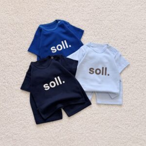 تیشرت شلوارک نوزادی مدل soll. (۰ تا ۳۶ ماه) ۱۷۳۷