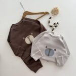 بلوز شلوار بچه گانه پنبه مدل خرسی (۱ تا ۳۶ ماه) ۱۷۸۶ - Image 8