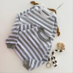 دورس بچه گانه پنبه مدل راه راه درشت ۶ رنگ (۲ تا ۳۶ ماه) ۱۷۸۹ - Image 4